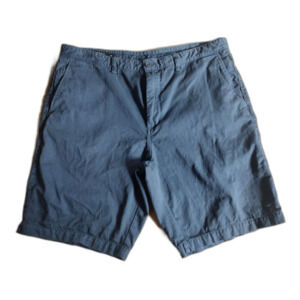 Nordstrom Navy Blue Shorts Men Sz 38 Pockets 100% Cotton Casual Summer